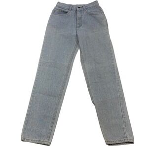 Vintage Lee High‎ Rise Straight Leg Jeans Mom 90s USA Light Wash 26x28.5 Classic